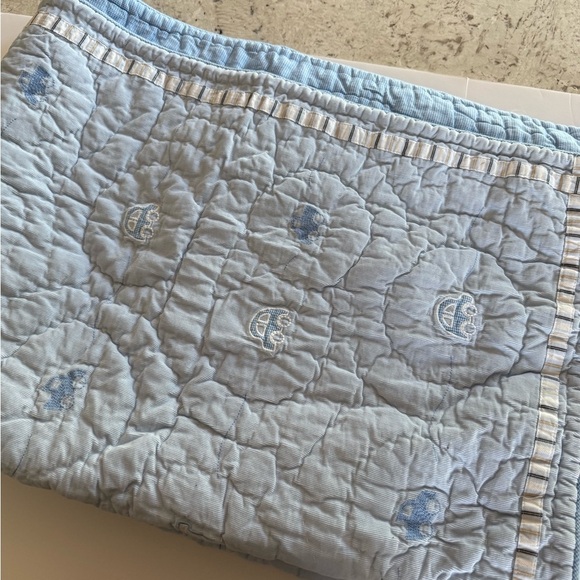 Pottery Barn Kids Other - Pottery Barn Trucks and Cars Crib Blanket